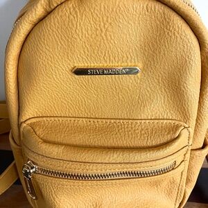 Steve Madden Mini Backpack Bbailey Core Mustard